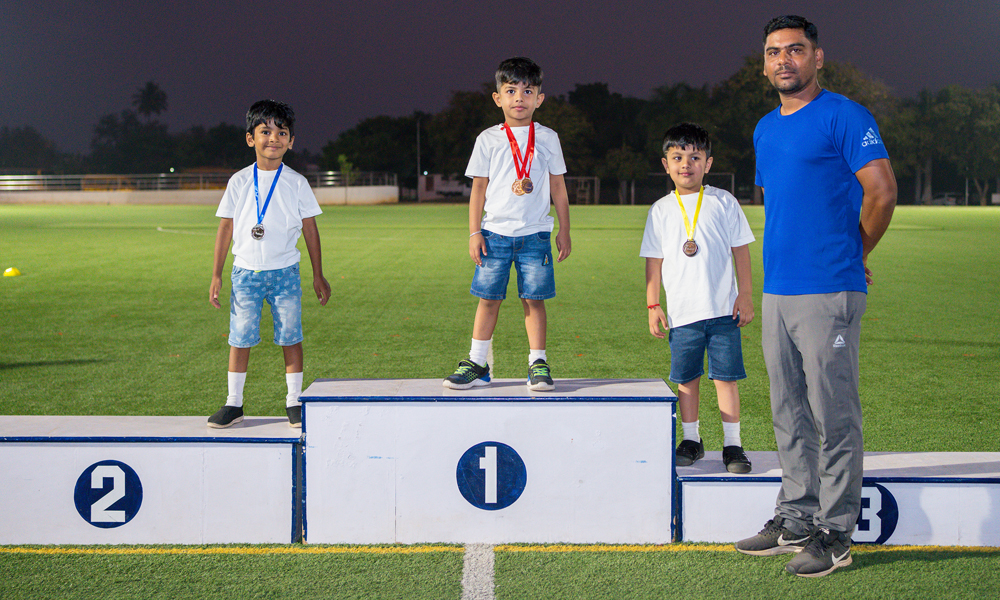 Sports day celebration image - Yuvabharathi Nursery