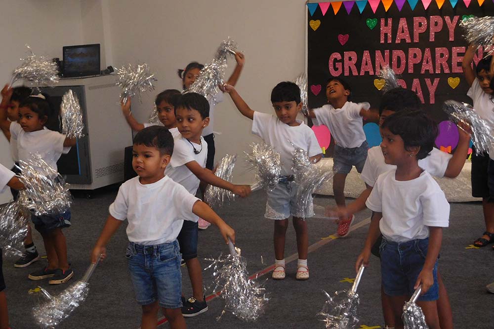 Grandparents day celebration image - Yuvabharathi Nursery