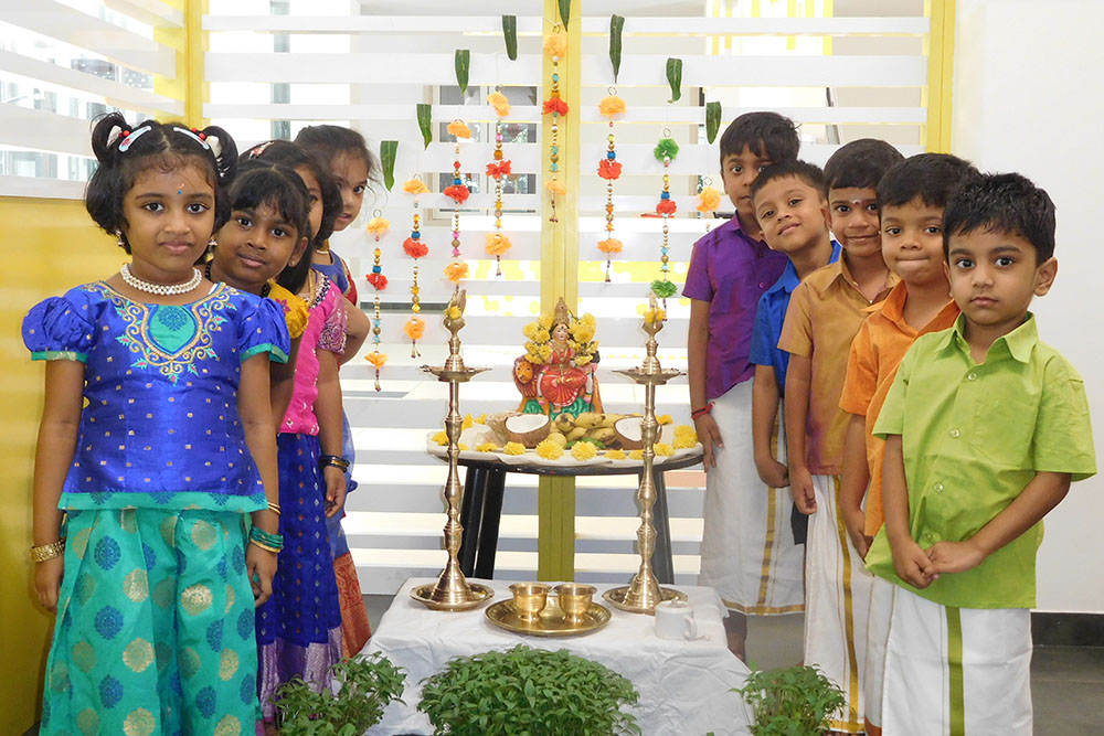 Ethnic day celebration image - Yuvabharathi Nursery