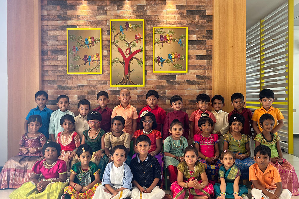 Ethnic day celebration image - Yuvabharathi Nursery