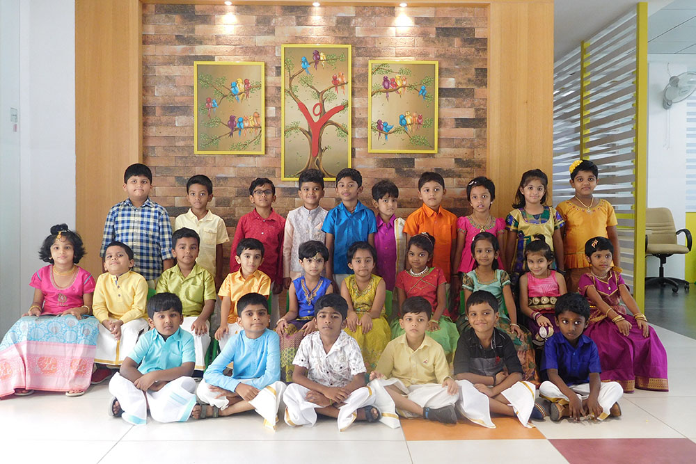 Ethnic day celebration image - Yuvabharathi Nursery